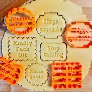 Funny Cookie Cutters - 4 pieces